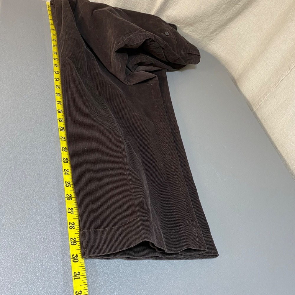 Dockers Mens Brown Corduroy Pants Size 36x30 D3 Professor Academia Straight Leg - Picture 9 of 11